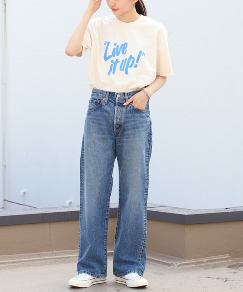 「THE SHINZONE」 デニムパンツ 32 ホワイト レディースの画像