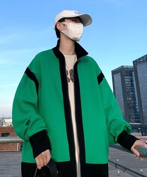 「MGV」 ブルゾン X-LARGE グリーン メンズ_画像3
