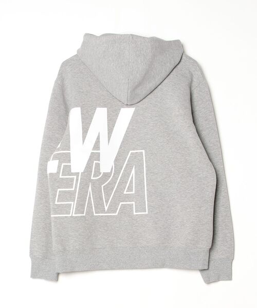 「NEW ERA」 プルオーバーパーカー L グレー メンズ_画像2