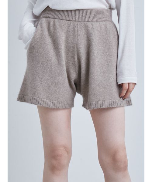 「MIESROHE」 ショートパンツ F モカ レディース_画像8
