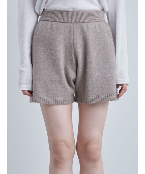 「MIESROHE」 ショートパンツ F モカ レディース_画像9