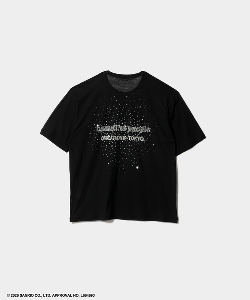 ビューティフルピープル　Tシャツ　白　完売 beautiful people - 3 jersey outline logo T 60 / アウトライン ロゴT