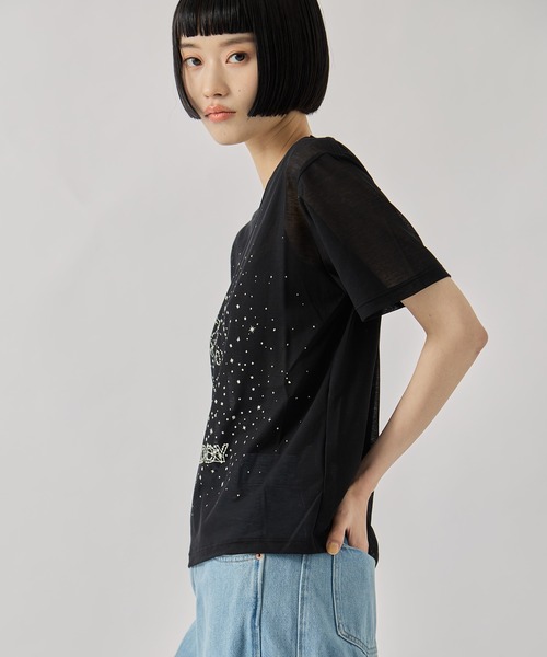 beautiful people 半袖ニットTシャツ　ロゴカットソー 楽天市場】カットソー 半袖（ブランドビューティフルピープル）（T
