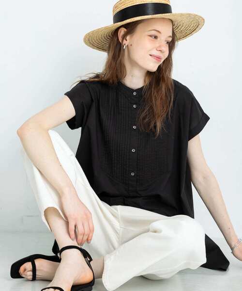 「URBAN RESEARCH Sonny Label」 半袖ブラウス FREE ピンク レディース_画像4