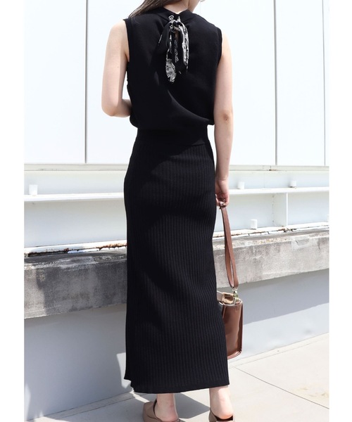 「CECIL McBEE」 ニットワンピース MEDIUM ブラック レディース_画像8