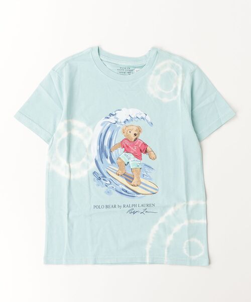 tシャツ タイダイ Polo ベア コットン Tシャツ キッズ 子供服 男の子の画像