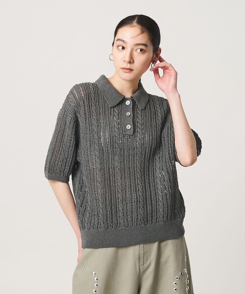 BEAUTY＆YOUTH UNITED ARROWS ニット セーター コットンメッシュ