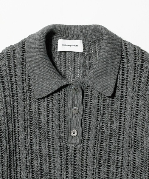 BEAUTY＆YOUTH UNITED ARROWS ニット セーター コットンメッシュ