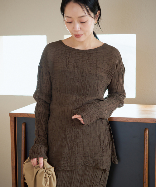 plage（プラージュ） ブラウス シャツ LES ATELIERS FRANCAIS DE