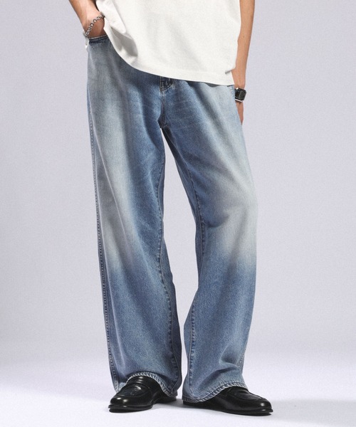 RAGEBLUE（レイジブルー） ワイドパンツ ジーンズ Vintage Denim Buggy
