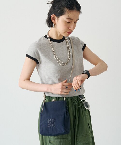新品 未使用 ラシットミニショルダーバッグ ラシット russet ミニショルダーバッグ（CEー439） （Gray