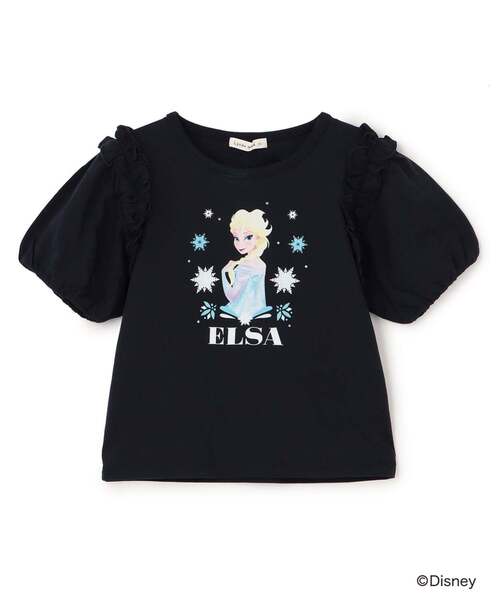 tシャツ 「アナと雪の女王」「綿100％」「シャーベット天竺」「UV