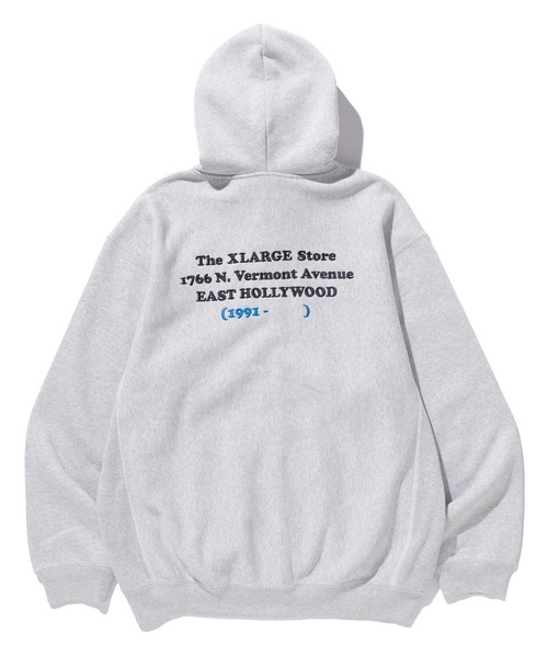 Champion グレー パーカー X-LARGE Champion（チャンピオン） ジップアップパーカー「XLARGEコラボ