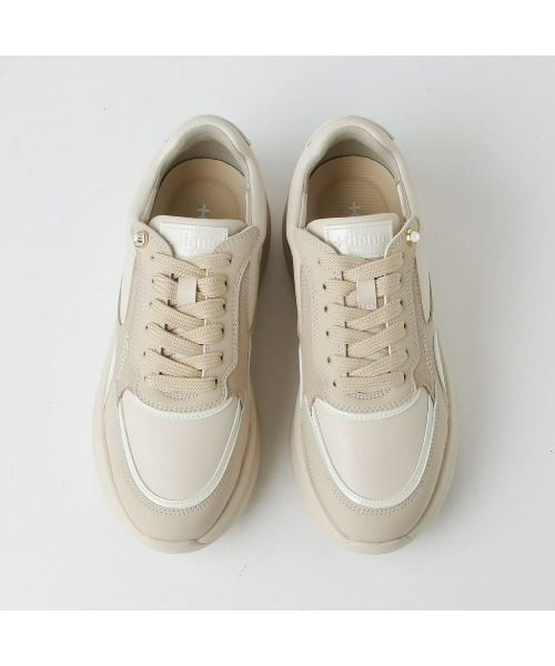 「+diana」 ローカットスニーカー 23.5cm ピンク レディース_画像3