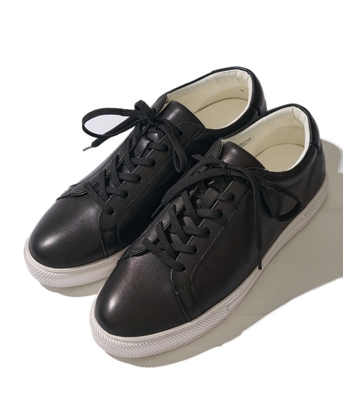 TETE HOMME（テット オム） スニーカー 5.5cm ヒールアップ スムース