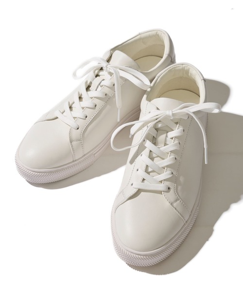 TETE HOMME（テット オム） スニーカー 5.5cm ヒールアップ スムース