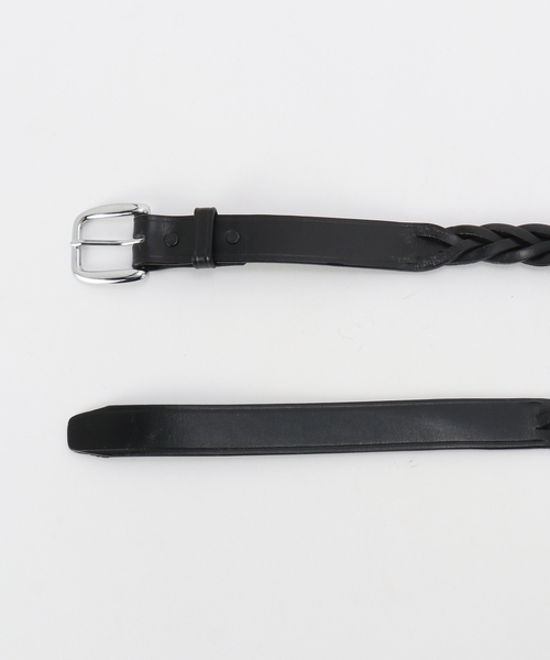 ベルト TORY LEATHER / トリーレザー 1/4 inch Long Tip Breided B メンズの画像