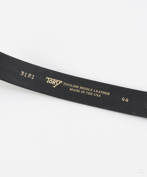 ベルト TORY LEATHER / トリーレザー 1/4 inch Long Tip Breided B メンズの画像