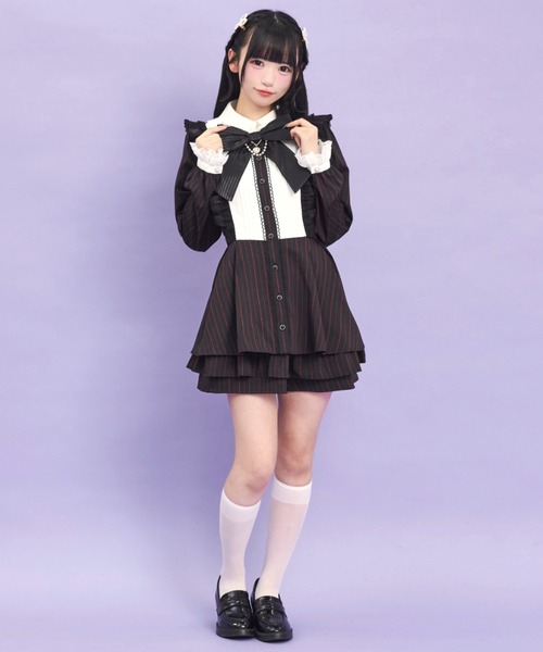 「Secret Honey」 セットアップ MEDIUM ブラック レディース_画像6