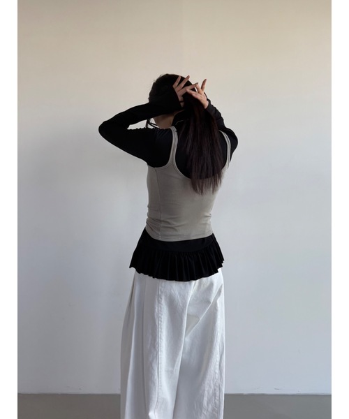 「Didot.showroom」 長袖カットソー FREE ブラック レディース_画像5