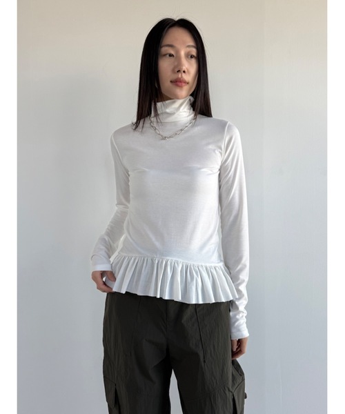 「Didot.showroom」 長袖カットソー FREE ブラック レディース_画像9