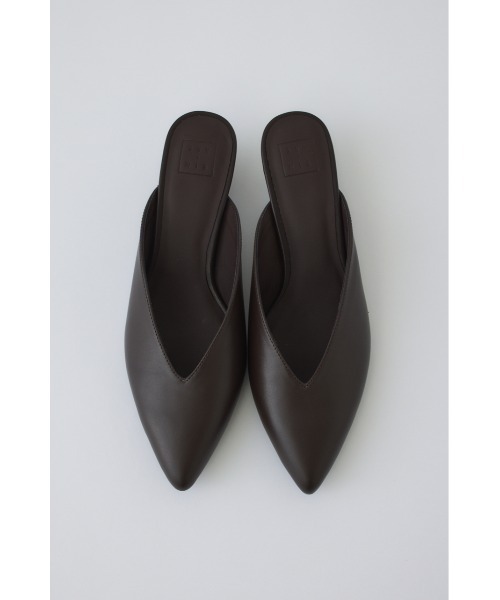 リムアーク ポインテッドミュール RIM.ARK シューズ ミュール Pointed toe mule(ポインテッド トゥ