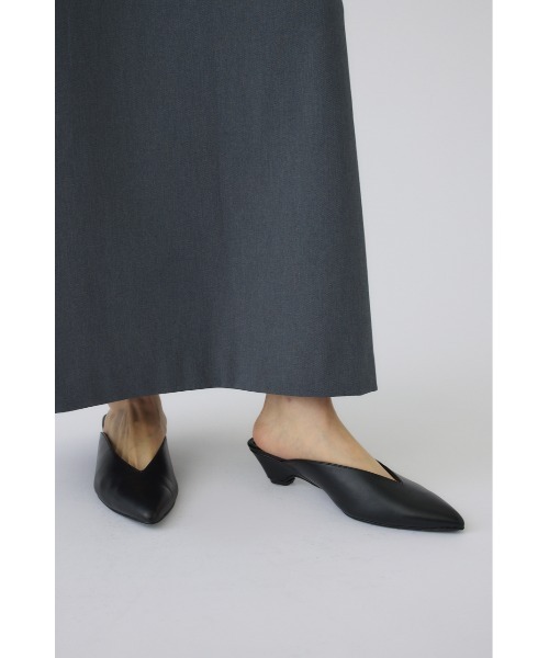リムアーク ポインテッドミュール RIM.ARK シューズ ミュール Pointed toe mule(ポインテッド トゥ