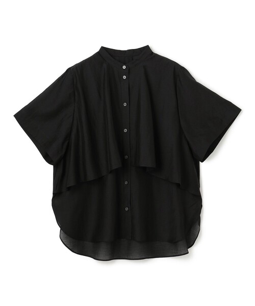 「UNFILO」 半袖ブラウス SMALL ブルー レディース_画像7