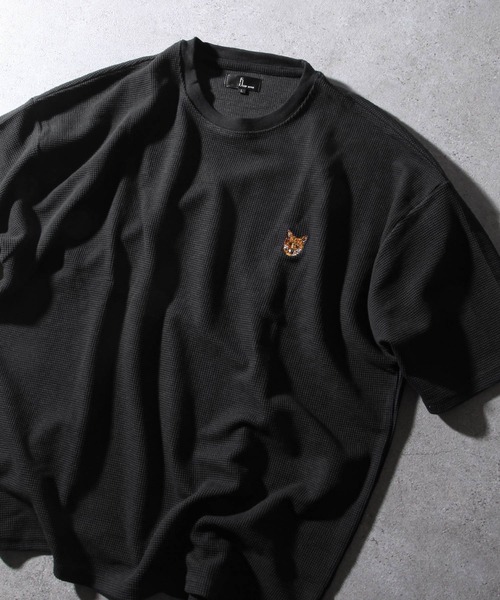 「ZIP FIVE」 半袖Tシャツ MEDIUM ブラック レディース_画像4