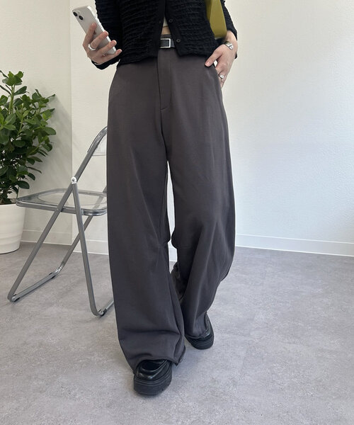 mystic パンツ　グレー レディース ファッション