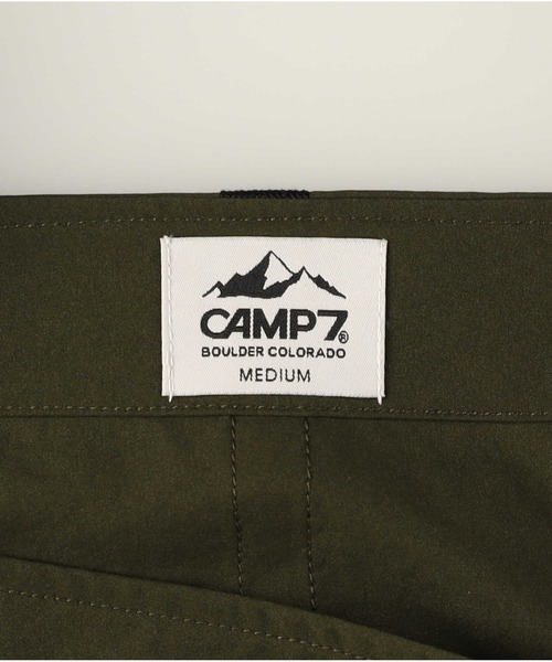 「CAMP7」 サロペットスカート L カーキブラウン レディース_画像6