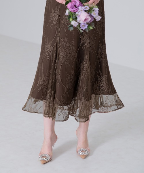 「Leja」 半袖ワンピース MEDIUM ブラウン レディース_画像9