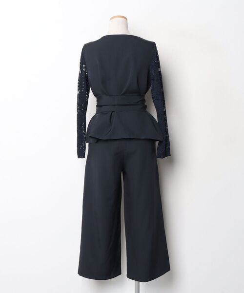 「Lace Ladies」 セットアップ S ネイビー レディース_画像2