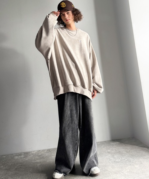 「Classical Origin」 長袖Tシャツ MEDIUM ベージュ メンズ_画像5
