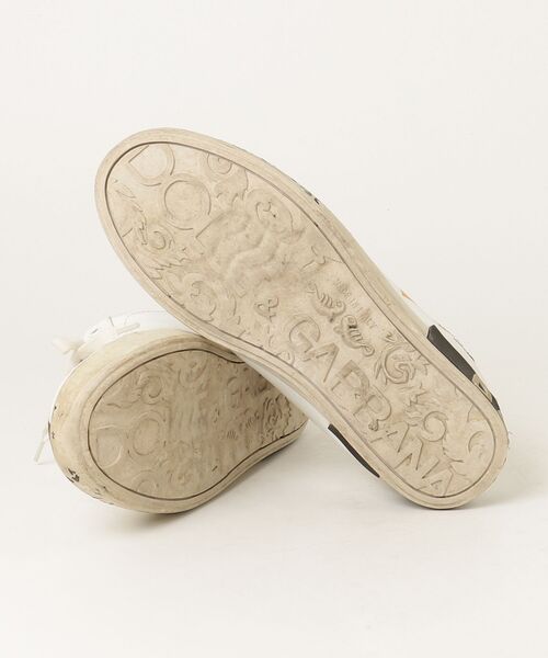「DOLCE&GABBANA」 ローカットスニーカー 44 ホワイト メンズ_画像3