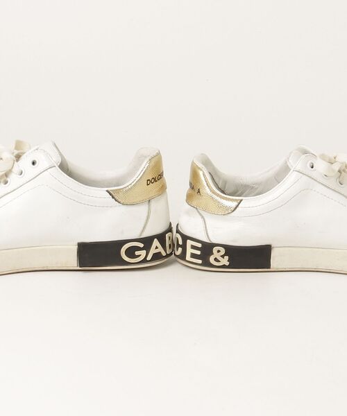 「DOLCE&GABBANA」 ローカットスニーカー 44 ホワイト メンズ_画像4