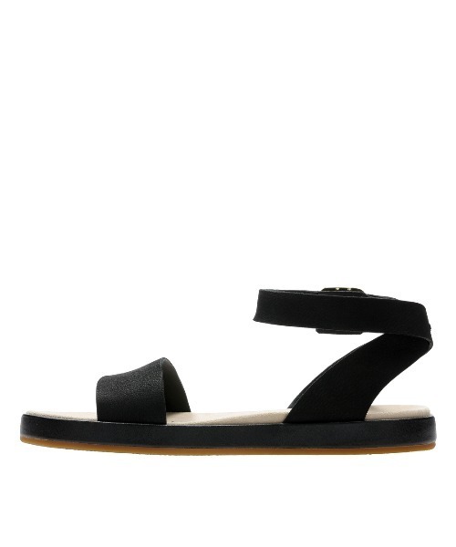 「Clarks」 フラットサンダル UK4.5 ブラック レディース_画像5