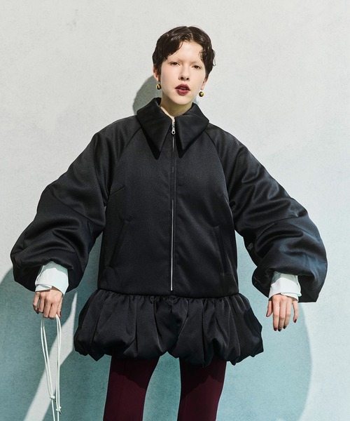 OMMO（オーエムエムオー） ブルゾン アウター BALLOON PEPLUM BZ