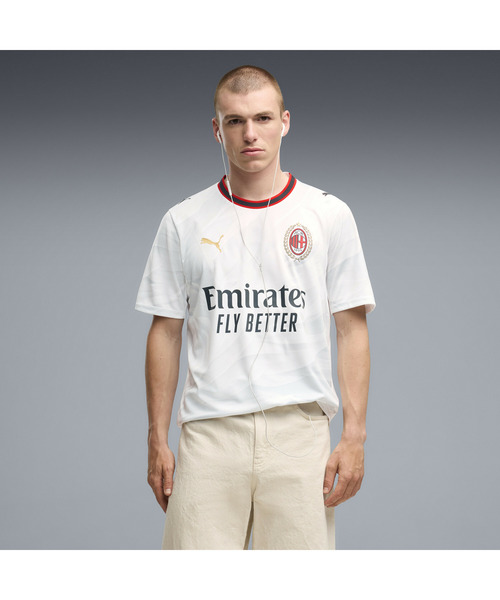 【ACミラン】ユニフォーム サイズL イタリア製 PUMA（プーマ） tシャツ メンズ 2026-27 ACミラン アウェイ レプリカ
