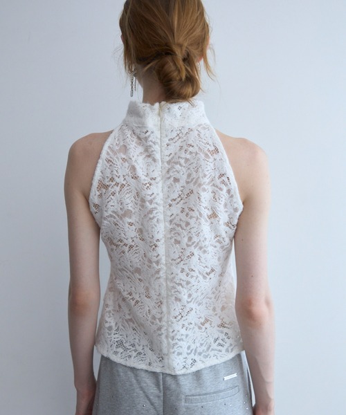 JOSE MOON（ジョゼムーン） LIQUIED LACE HIGH NECK/リキッドレース 