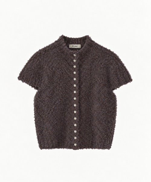 regleam 半袖　カーディガン　M CANAL JEAN（キャナルジーン） カーディガン 半袖 El mar ヘアリー