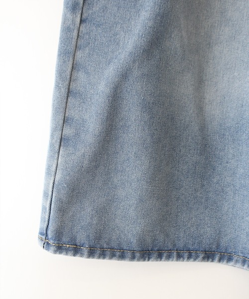「SpRay」 デニムハーフパンツ MEDIUM ブルー レディース_画像5