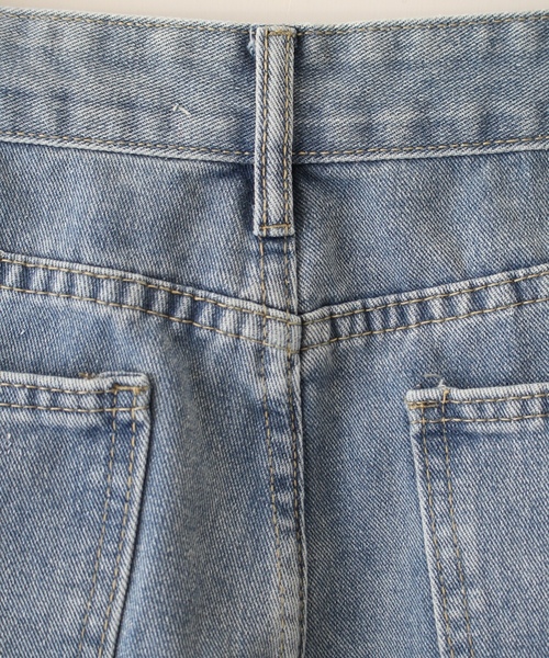 「SpRay」 デニムハーフパンツ MEDIUM ブルー レディース_画像7