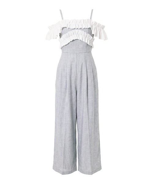 Rose Muse（ロゼミューズ） オールインワン Bicolor frills romper