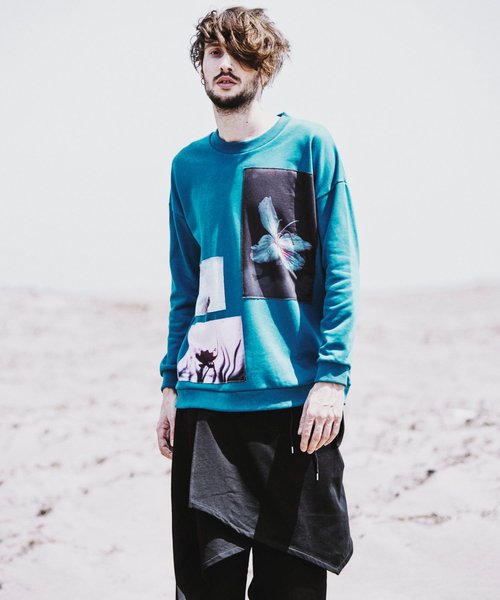 NO ID.（ノーアイディー） tシャツ 「NO ID.」Clip Art Big Pullover 