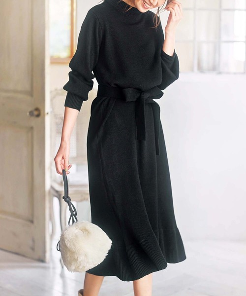 ワンピース 裾フリルニットワンピース Zozotown Paypayモール店 通販 Paypayモール