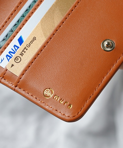 MURA（ムラ） 財布 イタリア製ナッパレザー スキミング防止 ラウンド
