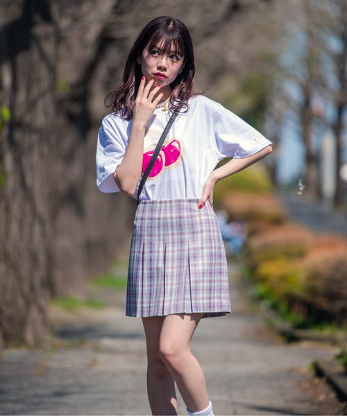 スカート KIRSH CHECK TENNIS SKIRTS/チェックデザイン テニスミニ