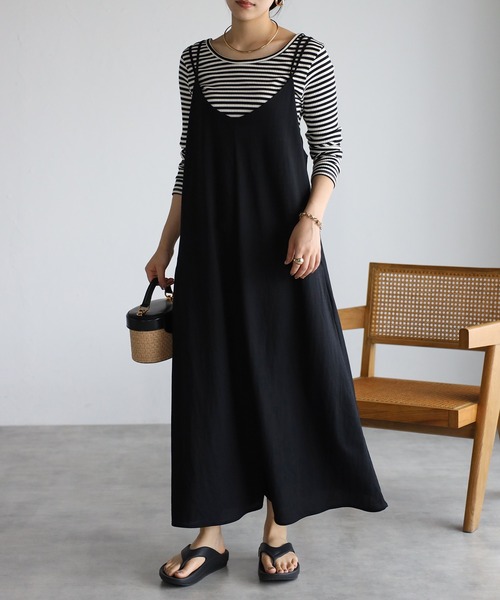 Fizz ワンピース 「Fizz/フィズ」 クールタッチ鹿の子 クロス