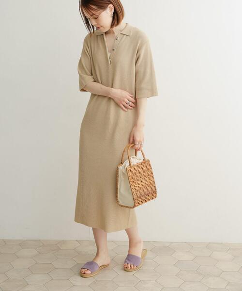 URBAN RESEARCH DOORS（アーバンリサーチドアーズ） ワンピース 畦ポロ